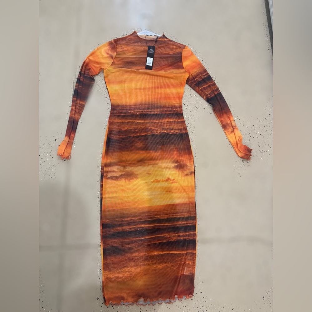 NWT Fashionnova Sunset Beach Dress / Cover Up - M